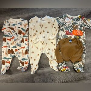 Bay boy 0-3 months one piece footed sleeper